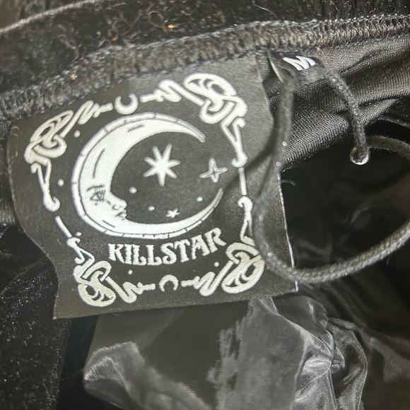 Killstar BLACK M Petticoat Velvet Layered Skirt Dress Crinoline Tutu Underskirt - Picture 4 of 6